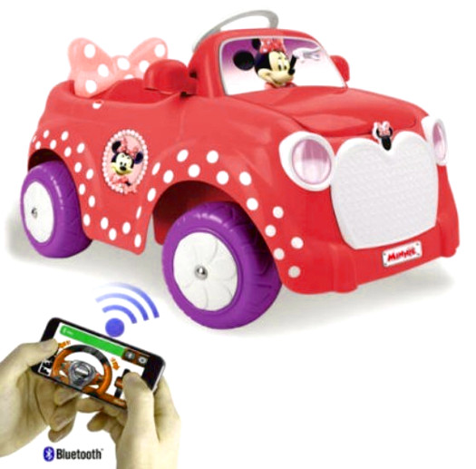 Coche Eléctrico Infantil 6V Minnie Baby Mando RC